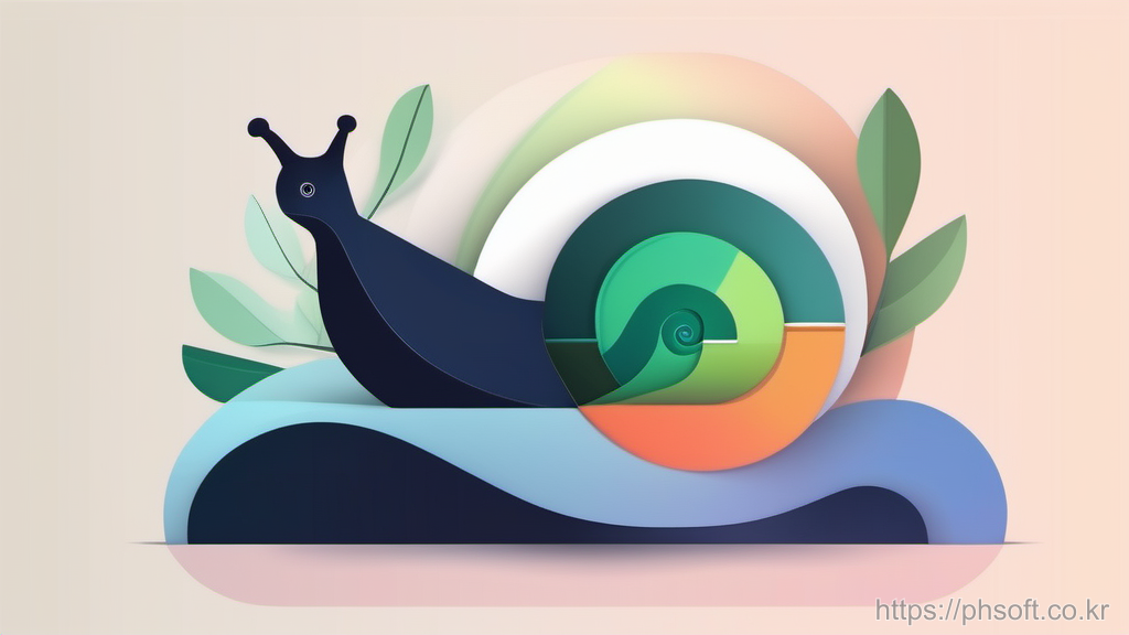 느린 쿼리와 인덱스 진단을 상징한 일러스트