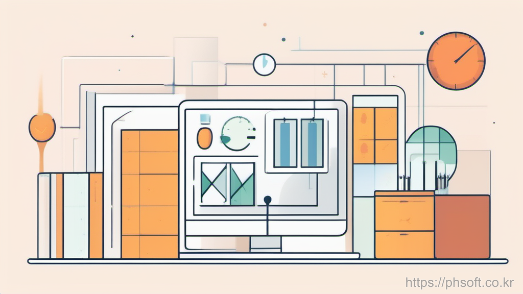 인덱스로 락 시간을 줄이는 구조 개선 도식