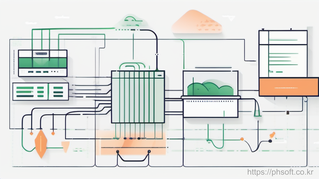 nginx와 upstream 지연 경로를 보여주는 노드 다이어그램