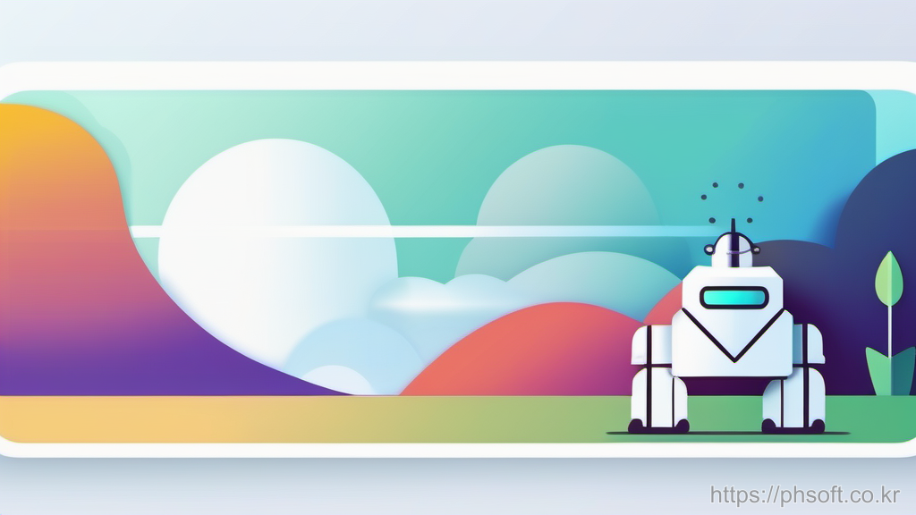 sitemap과 robots가 정리된 단일 크롤링 경로 일러스트