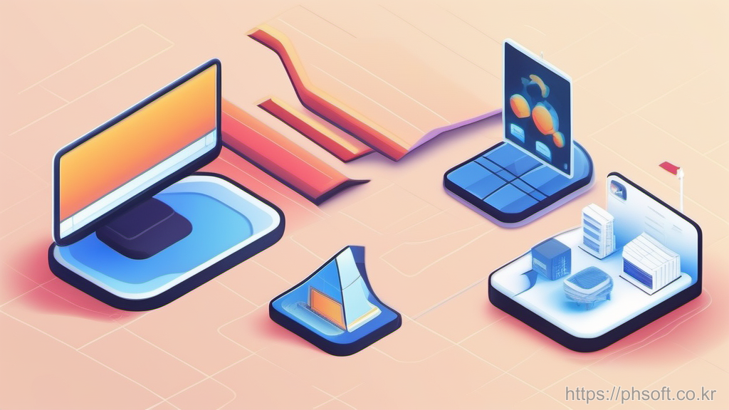 CORS 프리플라이트와 허용 목록 흐름 일러스트